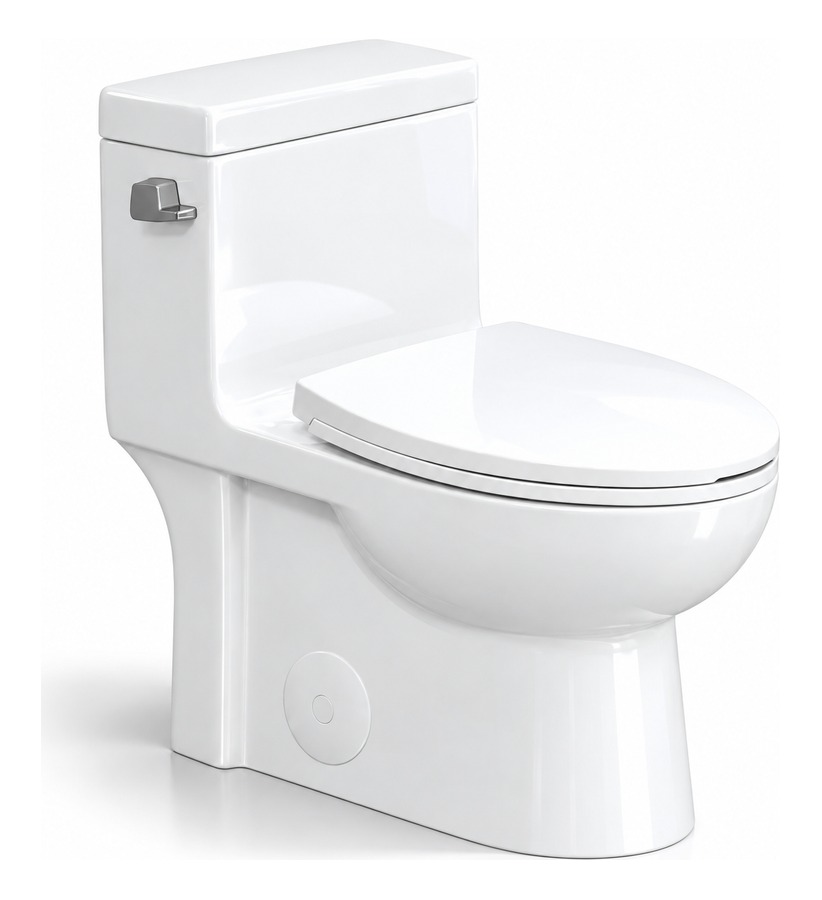 BRONN BR-2340 LUMA™, One-Piece Elongated 10″ Rough-In High-Efficiency Toilet