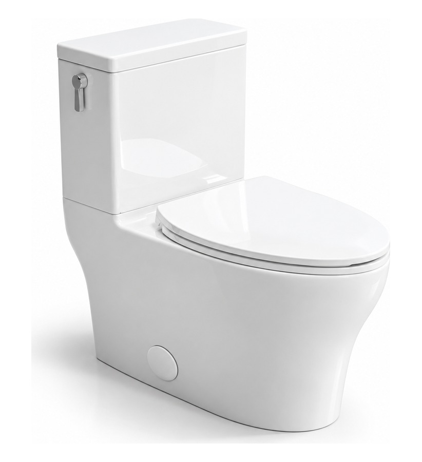 BRONN BR-2350 ALTO™, Two-Piece Elongated High-Efficiency Toilet