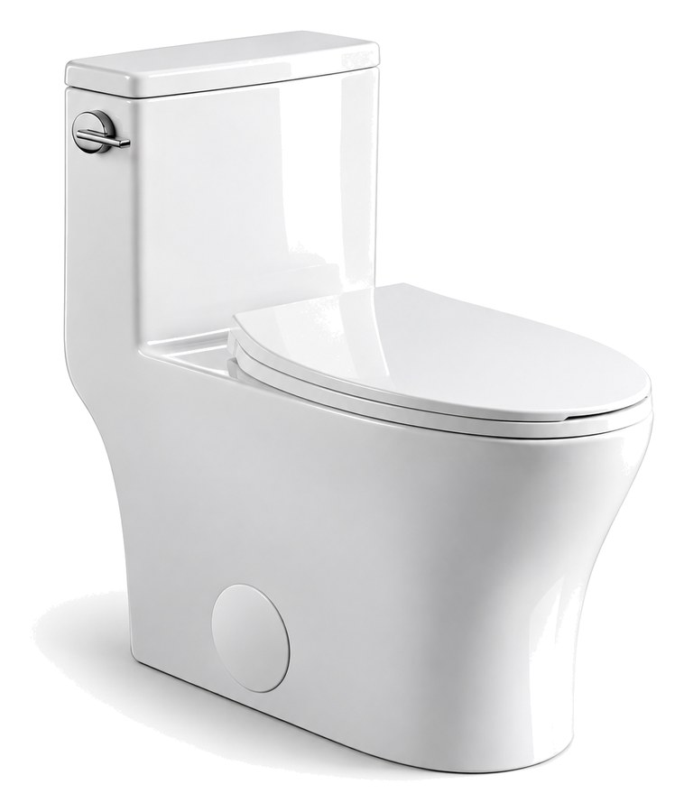 BRONN BR-2355 VELA™, One-Piece Elongated Rimless Toilet