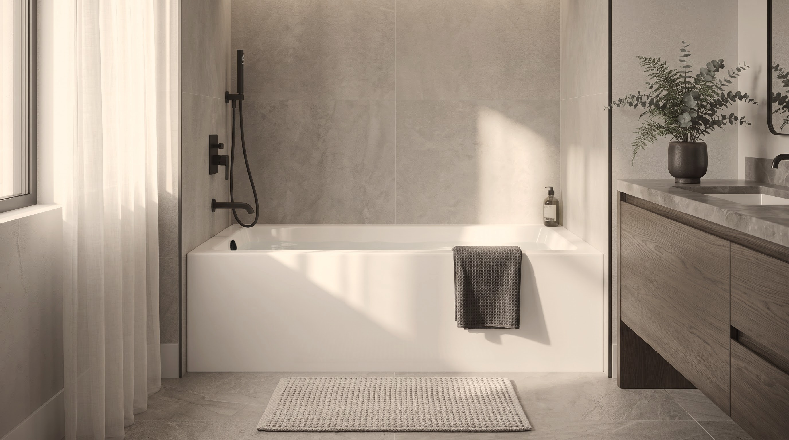 BR-T6032-L/R CALA™ installed in a bathroom