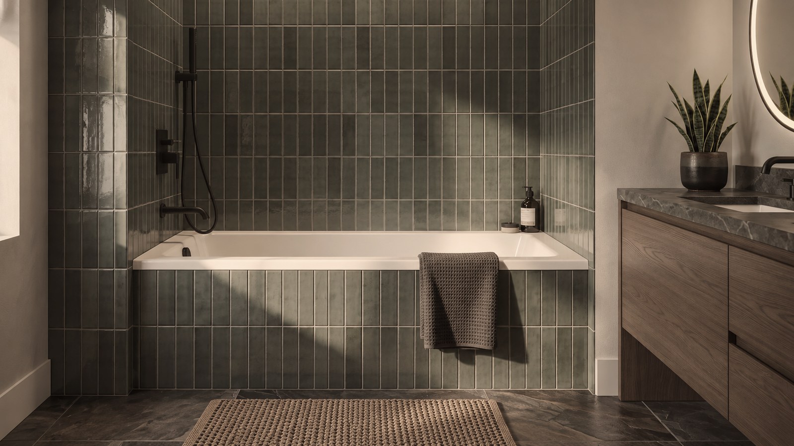 BR-TD6032-L/R PURA™ installed in a bathroom